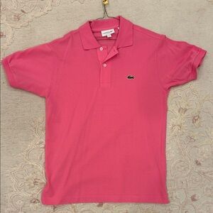 Lacoste Vibrant Pink Polo Shirt